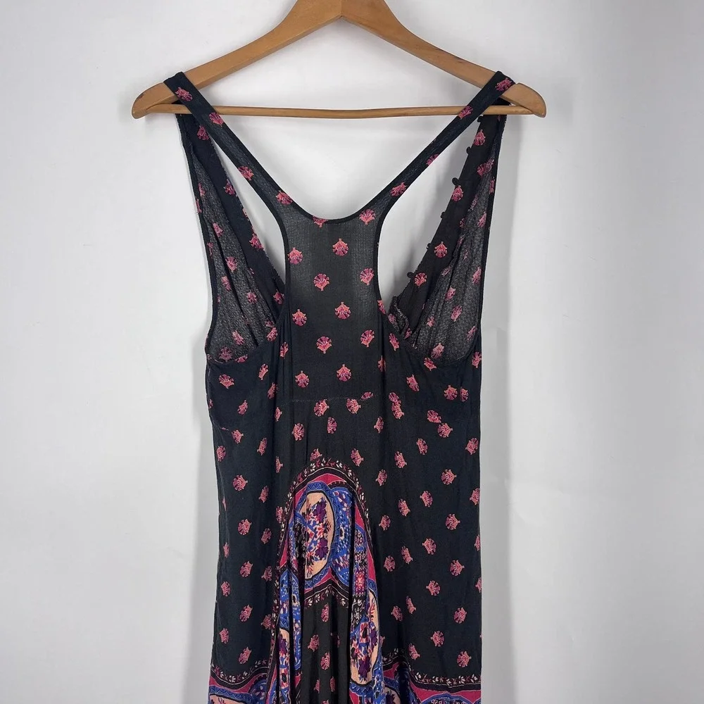 Intimately Free People Faithfully Yours Paisley Floral Handkerchief Slip Dress S